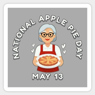 National Apple Pie Day May 13 Sticker